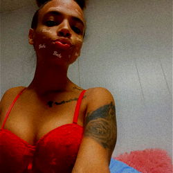 OnlyFans Model AuvyBandz in Red Lingerie