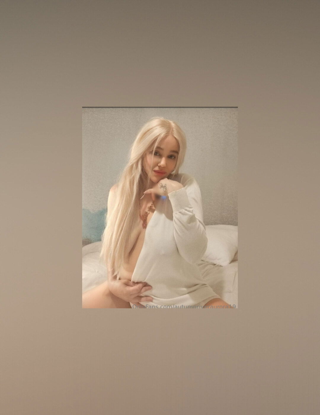 Autumn River Aurora photo