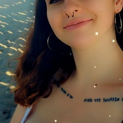 Kat, an OnlyFans Model in a Bikini on the Beach