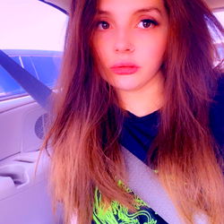 Gorgeous Goddess Alexis in the Driver's Seat