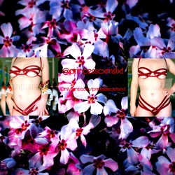 Red Lingerie with Strap Details on Model