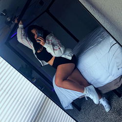 OnlyFans Model AJ1212 in Chic, Sleek Studio Shoot