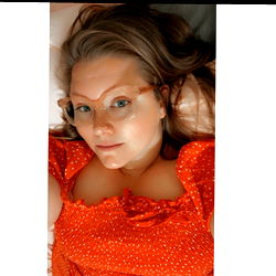 Jenny's Red Dress Selfie in Philadelphia