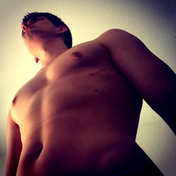 Ambroxios, European OnlyFans Model in a Shirtless State