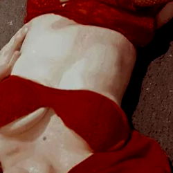 Azzul, OnlyFans Model in Alluring Red Lingerie