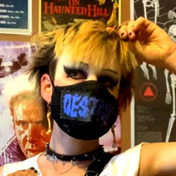 Anita Dix, Punk-inspired Look with Vandal Eyes