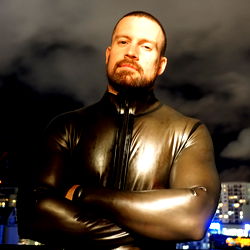 George in Leather Outfit