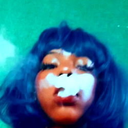 OnlyFans Model: CO$MIC PU$$Y EMPRESS, Smoking a Cigarette