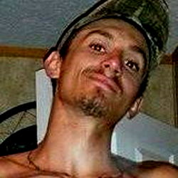 Michael Meeks: OnlyFans Model with Blue Paint on Hands