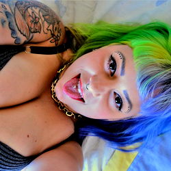 Allye, a Vibrant and Colorful Model Showcasing Her Unique Style