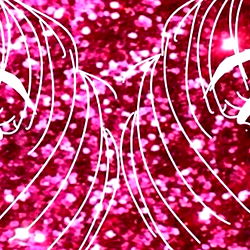 Colorful Digital Glitter Background with Model Photo