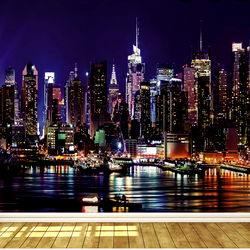 Night View of Skyline City