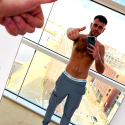 Mike's RM Posing in Bathrobe for Onlyfans