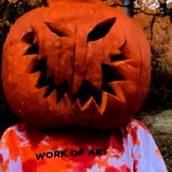 Halloween Pumpkin Face with Onlyfans Model Katie