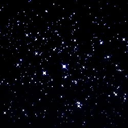 Cosmic Starfield with Twinkling Stars