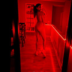 Red-light Room Photoshoot with Barbie