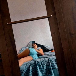 Alisson, an OnlyFans Model in a Mirror Reflection