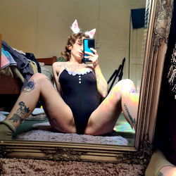 OnlyFans Model in a Playful Pose