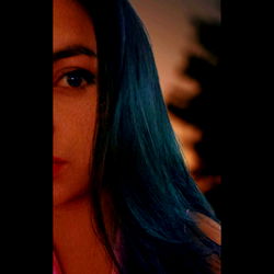 Adrena, a Madrid-based model captivating with her vibrant look and expressive eyes.