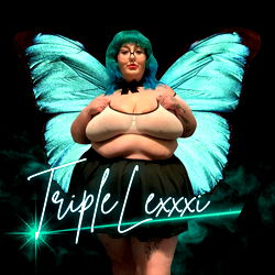 3D Model of OnlyFans Model Lexxxi, Striking a Pose with an Elegant Butterfly Wing