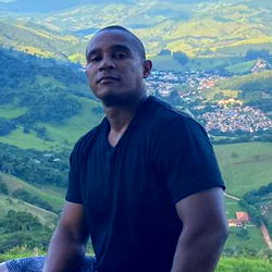 Photographer posing for a portrait in Rio de Janeiro