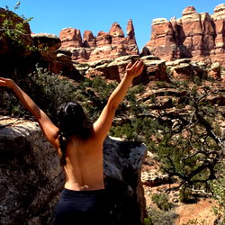 Model in Colorado, Adventure Soles, Naked