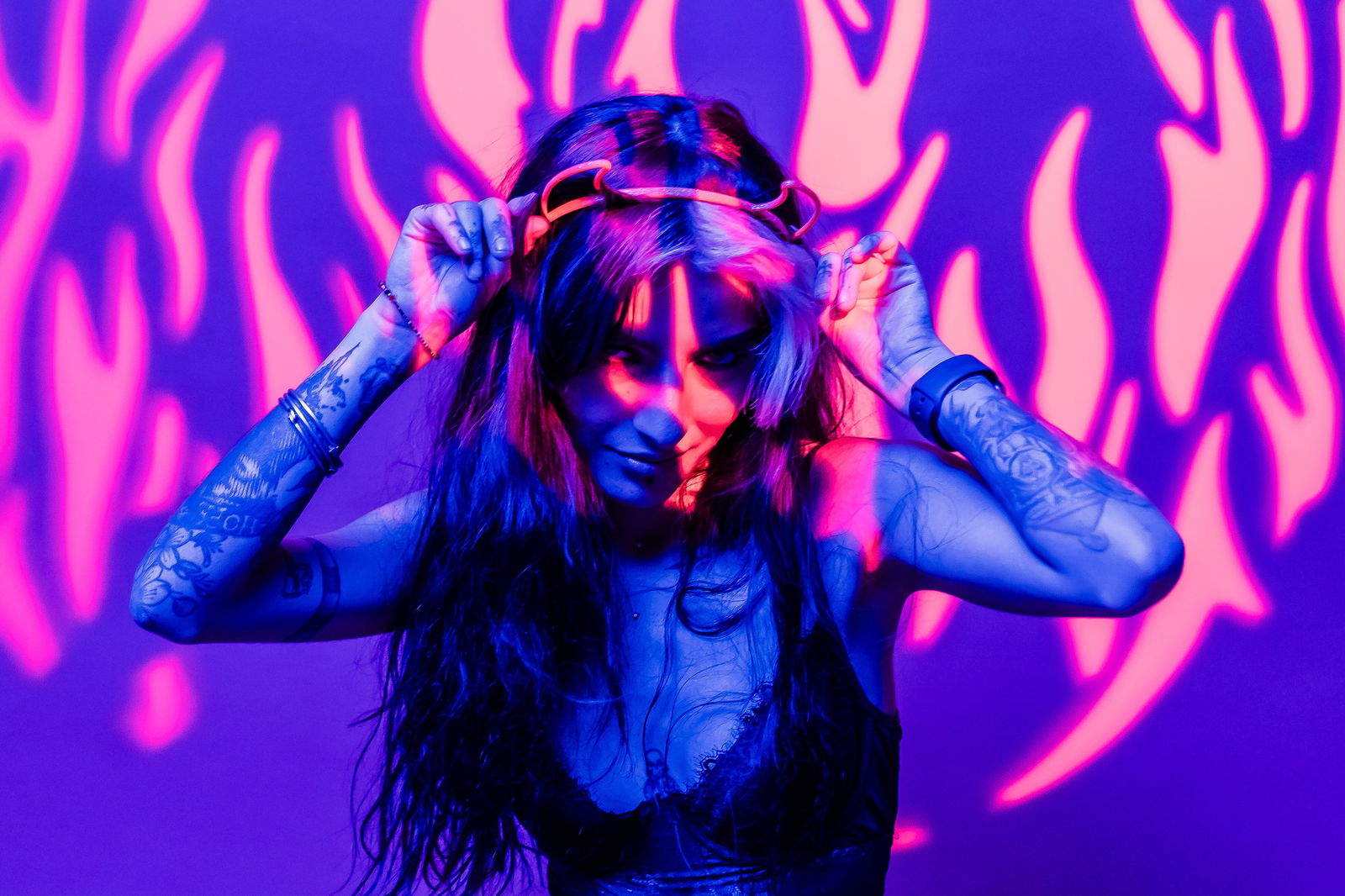 Maria Devil  🤍💋🖤✞ photo