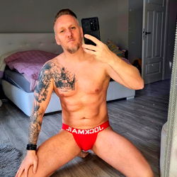 OnlyFans Model Axel Truu Striking a Pose in His Underwear