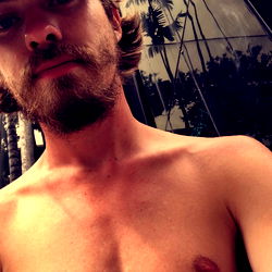 Ponyboy Shirtless Selfie with Necklace