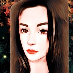 Digital Illustration of a Canadian Female with Red Lipstick