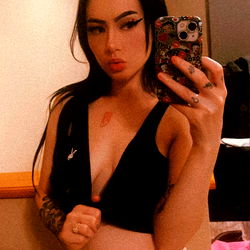 Maliboo, OnlyFans Model, Showcasing Lingerie in a Hotel Room