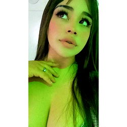 OnlyFans Model Moreann in Vibrant Neon