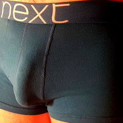 Alex Thompson's Intimate Underwear Advertisement