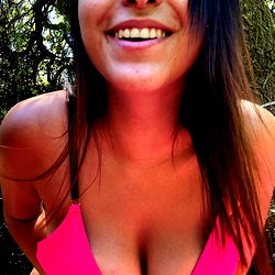 Lola's Playful Bikini Moment