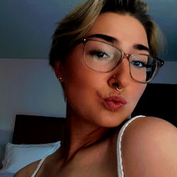 A Model Posing for a Selfie