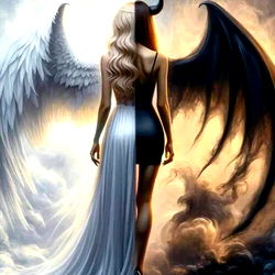 The Art of Angelic Visions - Digital Artwork by Afrodita76