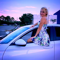 Natalie Model: Car Photoshoot