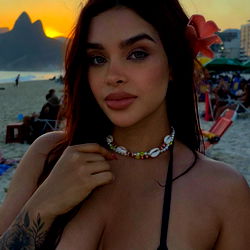 BetsyBae on a Beach at Sunset