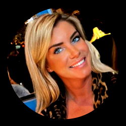 Amy, a London-based model, radiates joy in this photo.