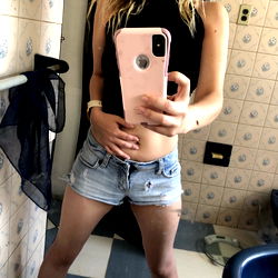 Andressa Bellido in Bathroom Mirror: Onlyfans