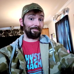 Wisconsin Man in Camouflage