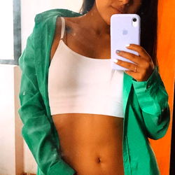 Gabriela de Maria in Pajamas