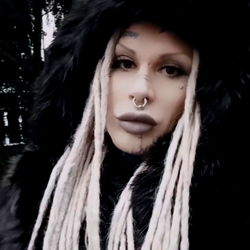 Futuristic Tattoo Model Ashley Agony