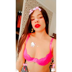 OnlyFans Model Carito in Pink Lingerie