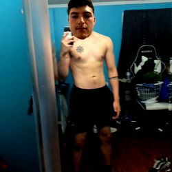 Aj Stroke: Fitness Model in Mirror Selfie