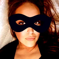 OnlyFans Model Jenni in a Seductive Black Mask