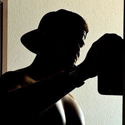 Athlete in a Home Gym