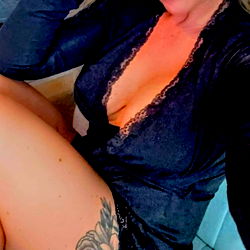 Carmen Jane in a Slip Gown