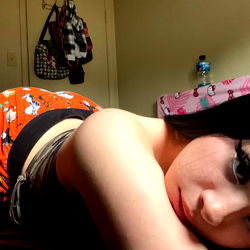 Model Ari Baby in Bed