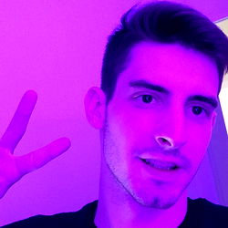 Ander Ackerman in a Purple Room